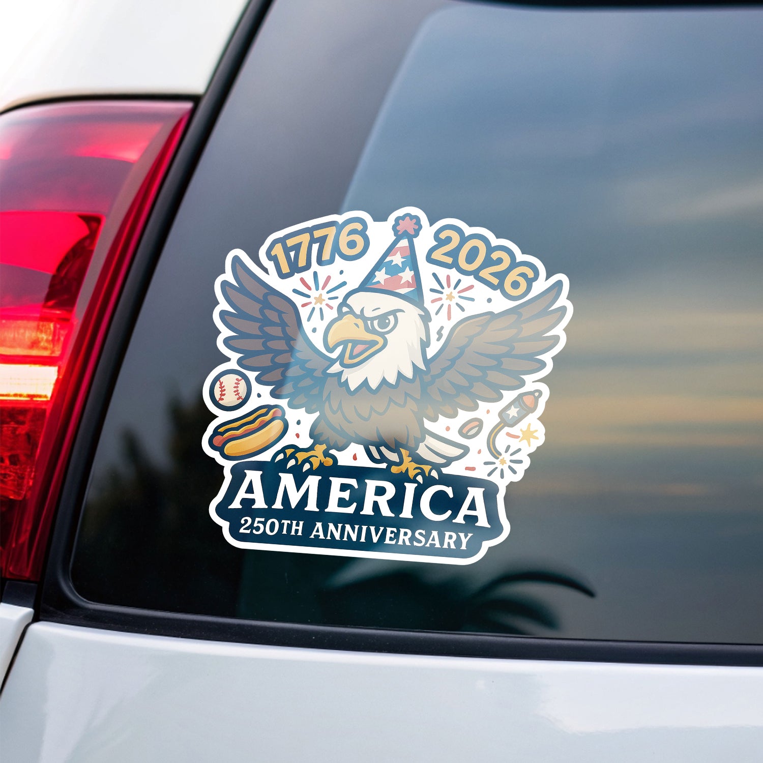 America 250th Anniversary Stickers