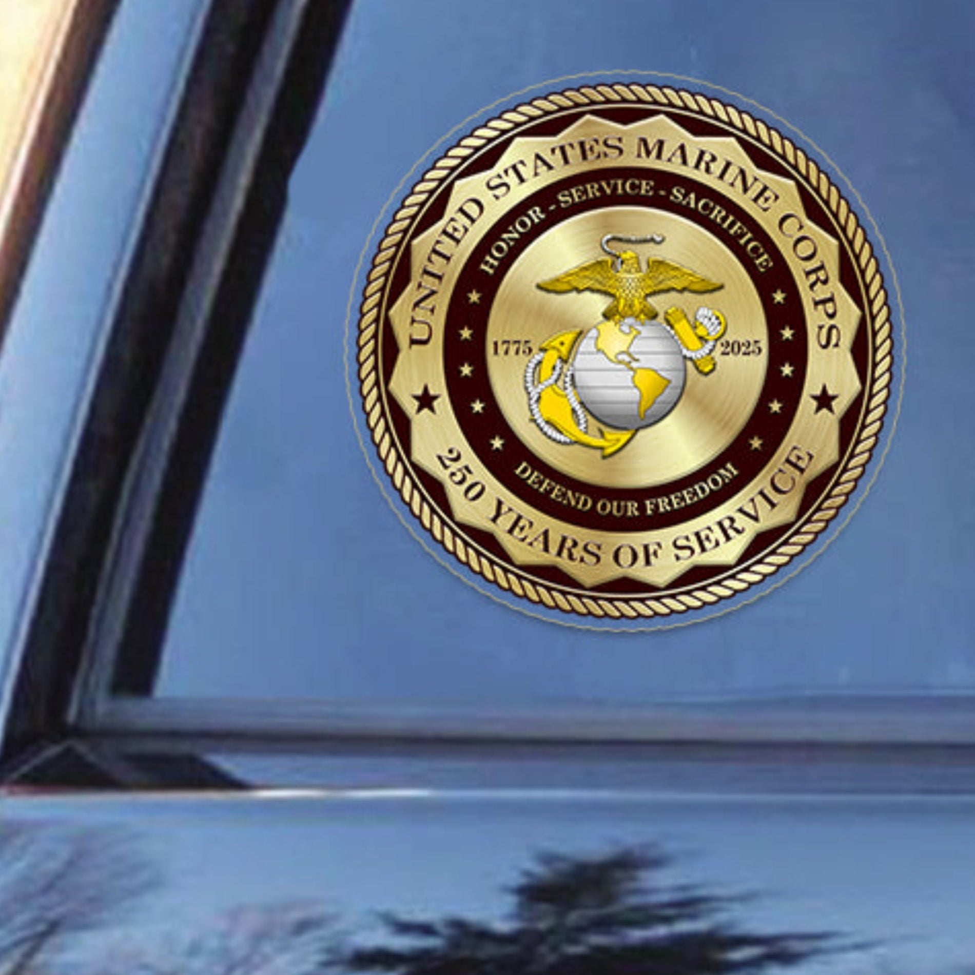 MARlNE 250 Years Of Service Stickers