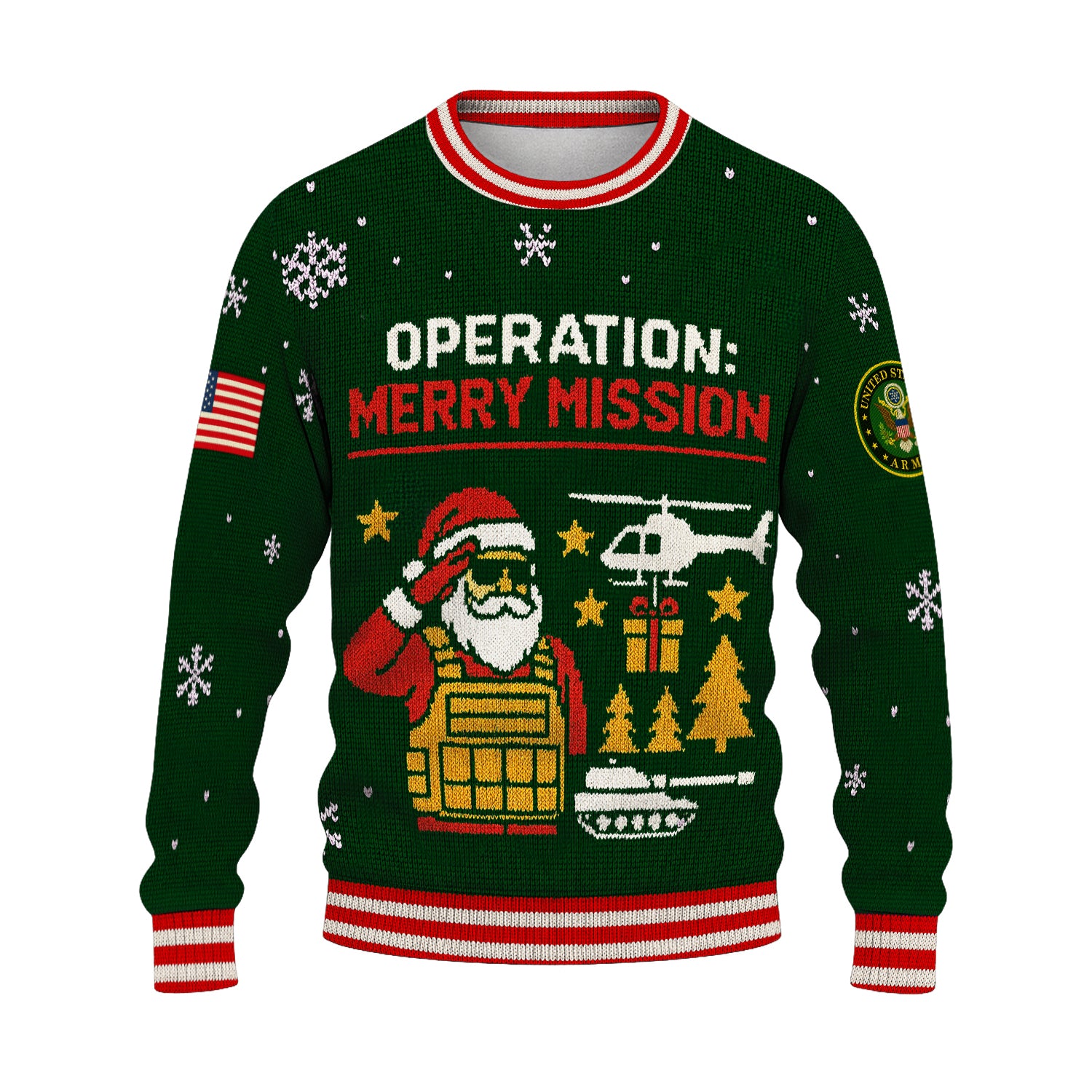 Operation Merry Mission Christmas Ugly Christmas Sweater