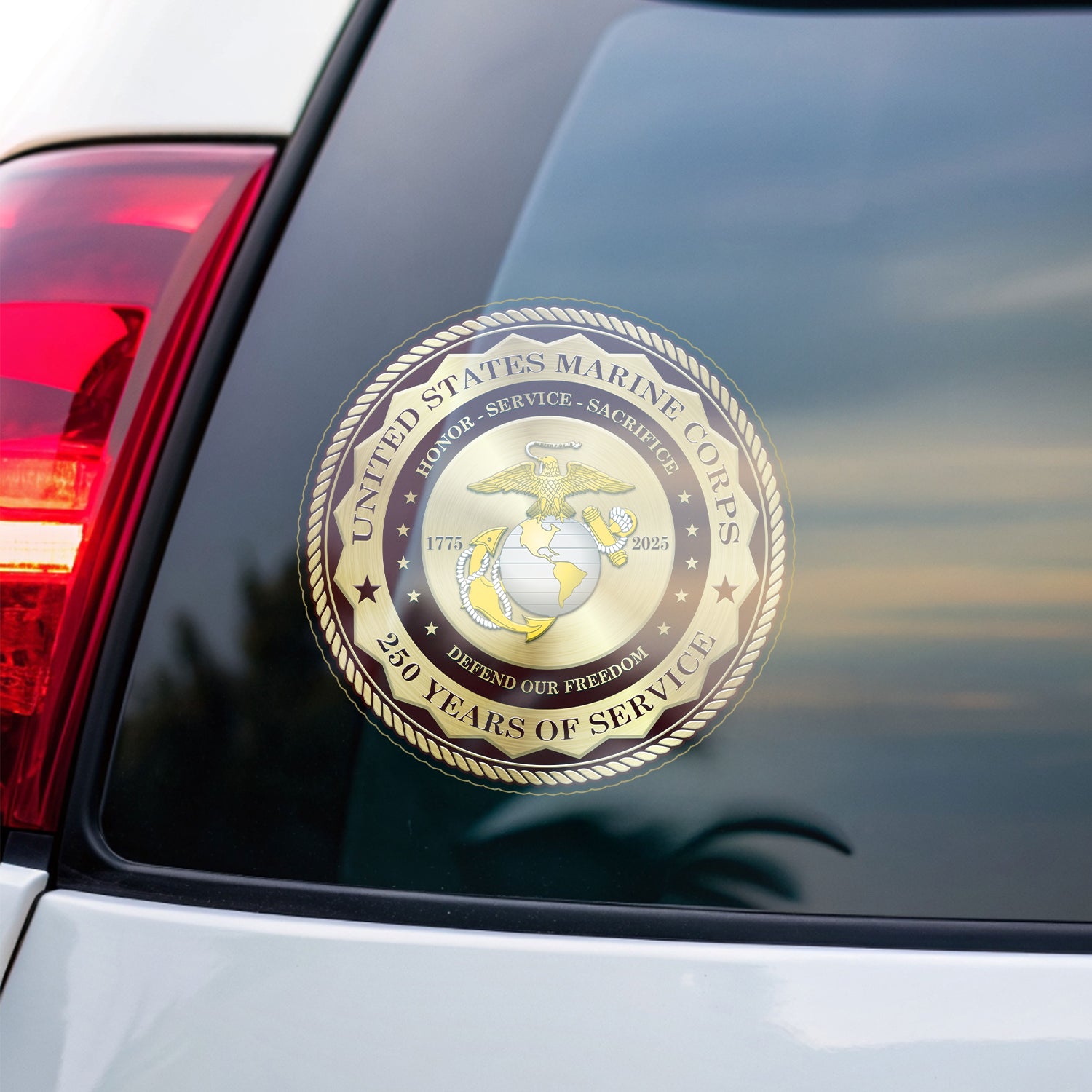 MARlNE 250 Years Of Service Stickers