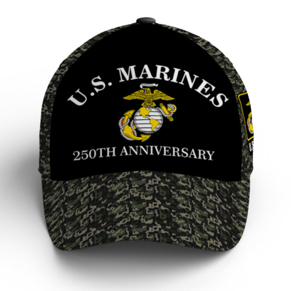 US Marines 250th Anniversary All Over Prints Premium Classic Cap