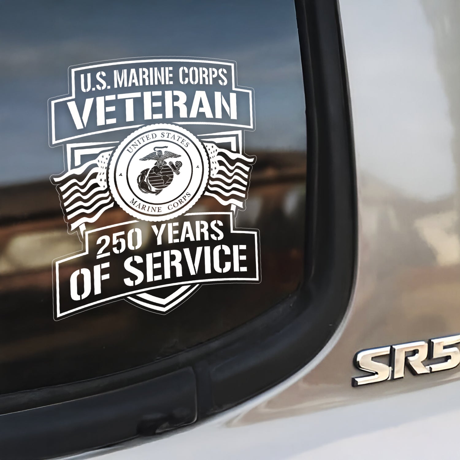 MARlNE 250 Years Of Service Stickers