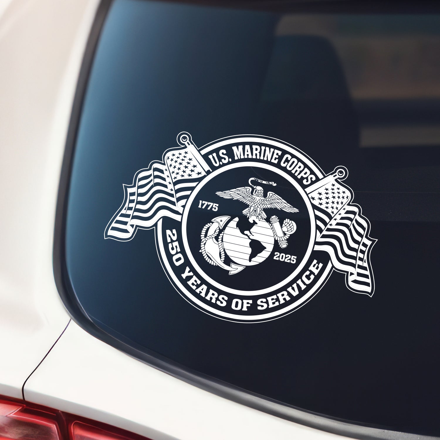 MARlNE 250 Years Of Service Stickers