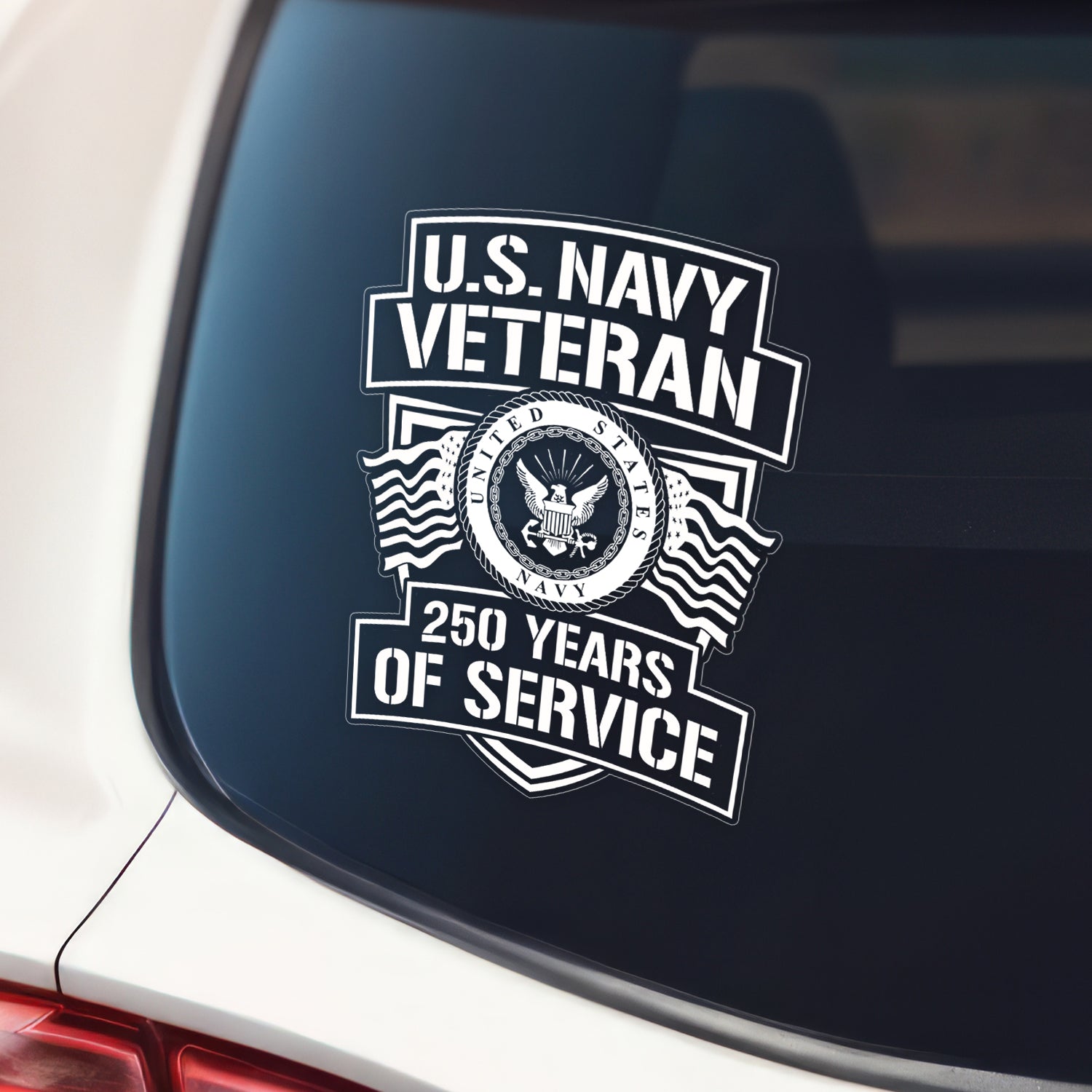 US NAVY 250 Years Of Service Stickers