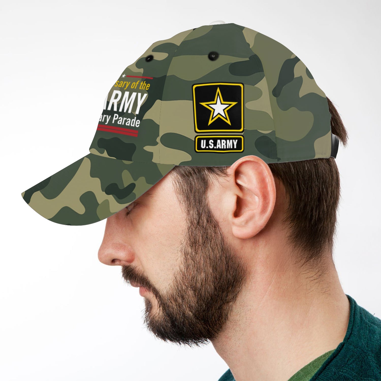 US Army Grand Military Parade All Over Prints Premium Classic Cap