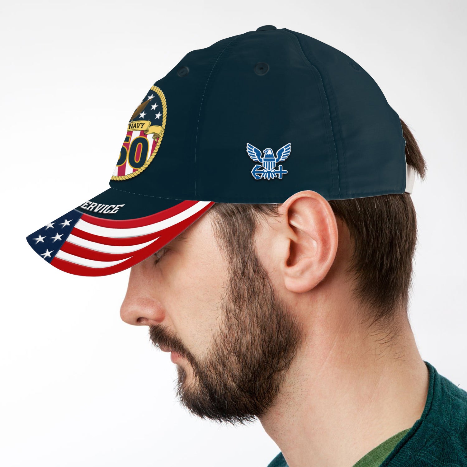 America's Navy 250 Years of Service All Over Prints Premium Classic Cap