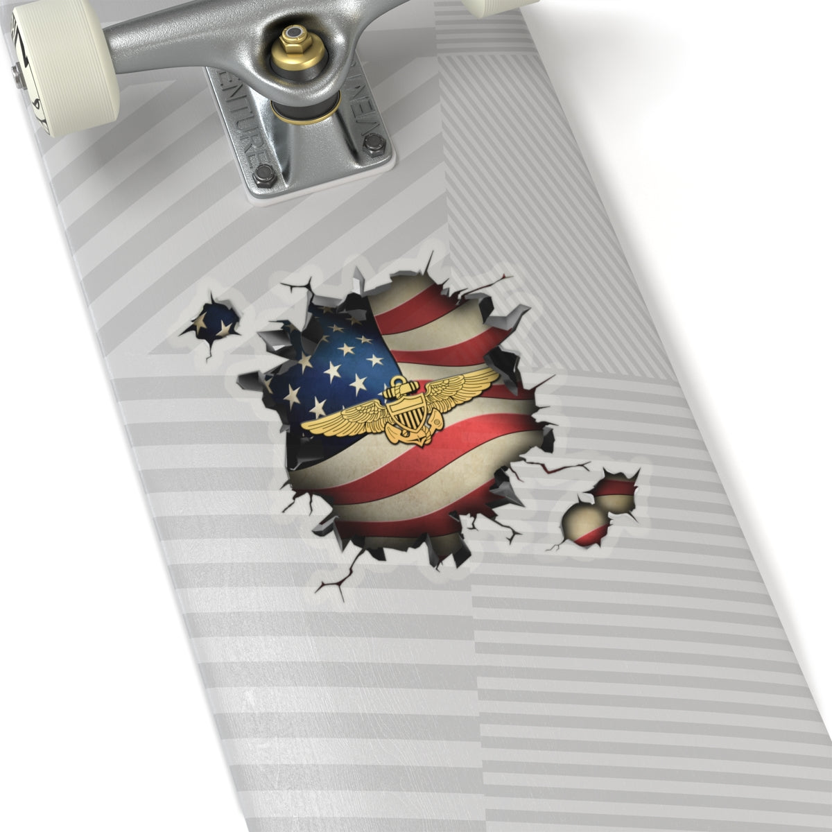 US Navy Naval Aviator 3D Break Effect Stickers