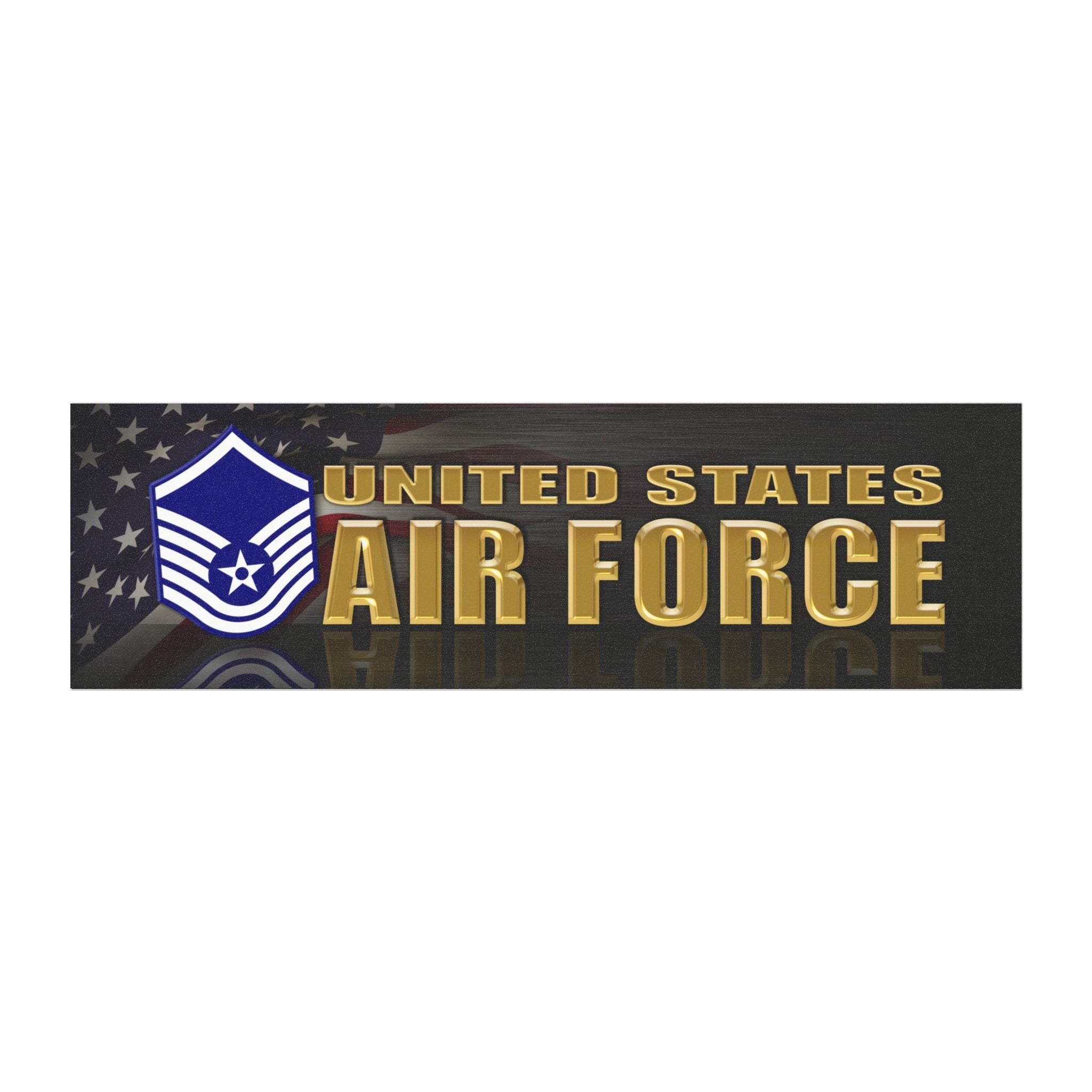 US Air Force E-7 Master Sergeant MSgt E7 Noncommissioned Officer Ranks AF Rank Car Magnets