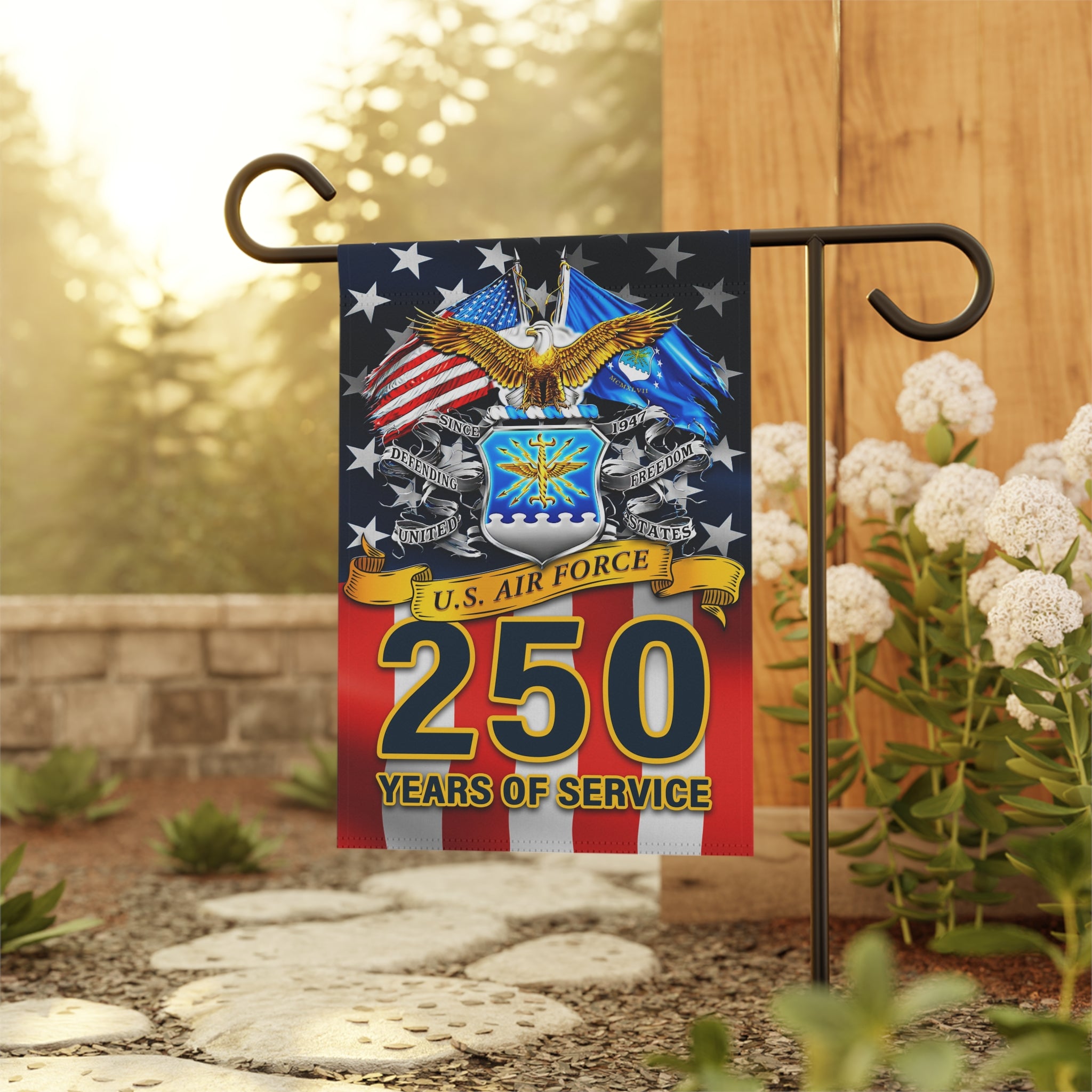 US Air Force 250 This We'll Defend Garden Flag Twin-Side Printing