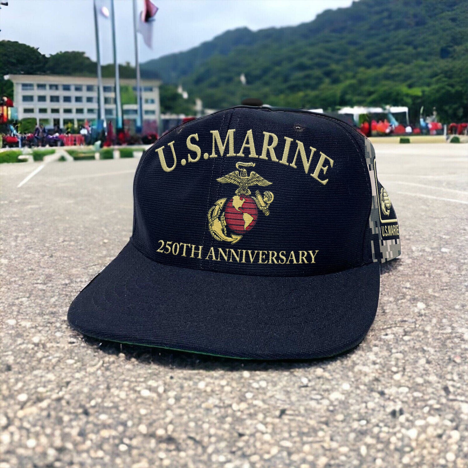 MARlNE 250th Anniversary All Over Prints Premium Classic Cap