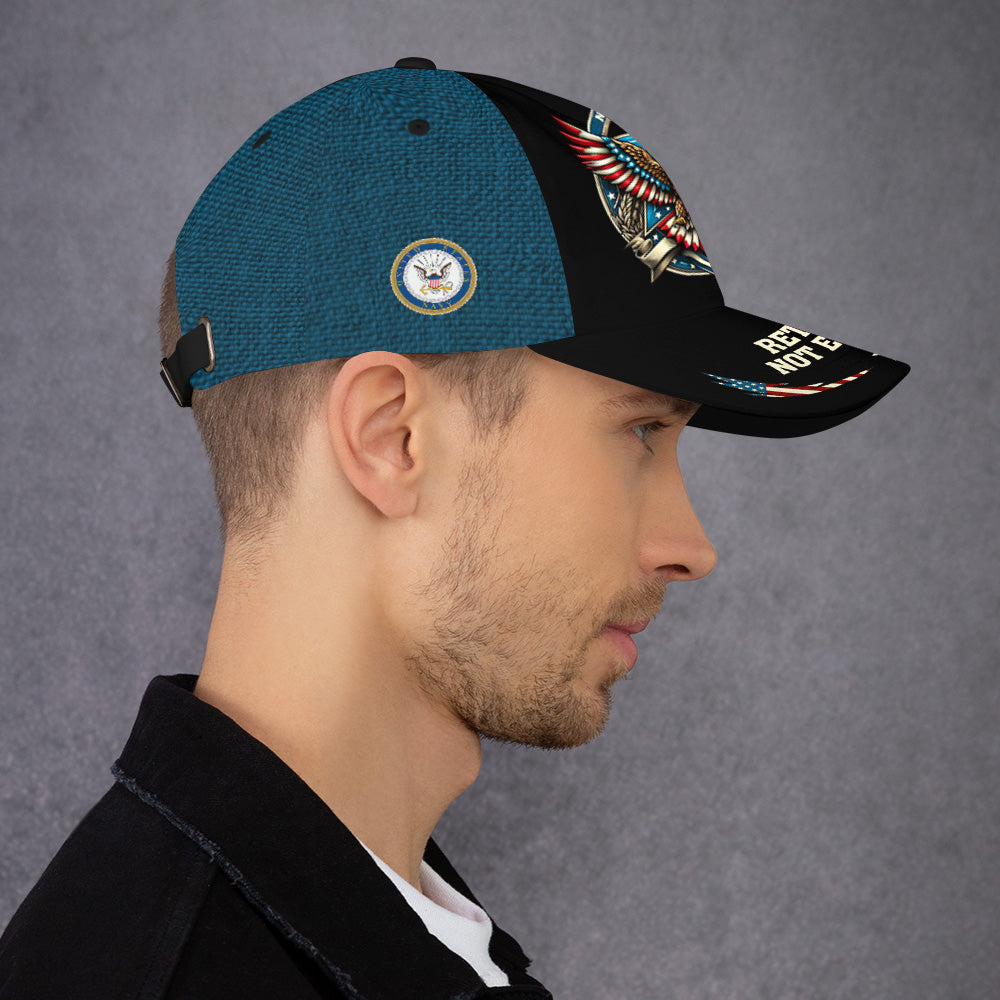 Custom Ranks/Insignia, Personalized Name And Years Served All Over Prints Premium Classic Cap JAOVC19