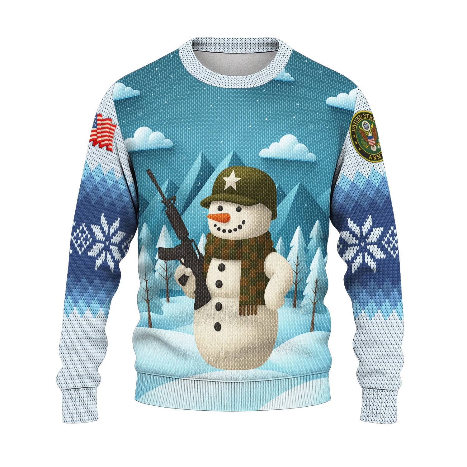 US Army Ugly Christmas Sweater KRUST28