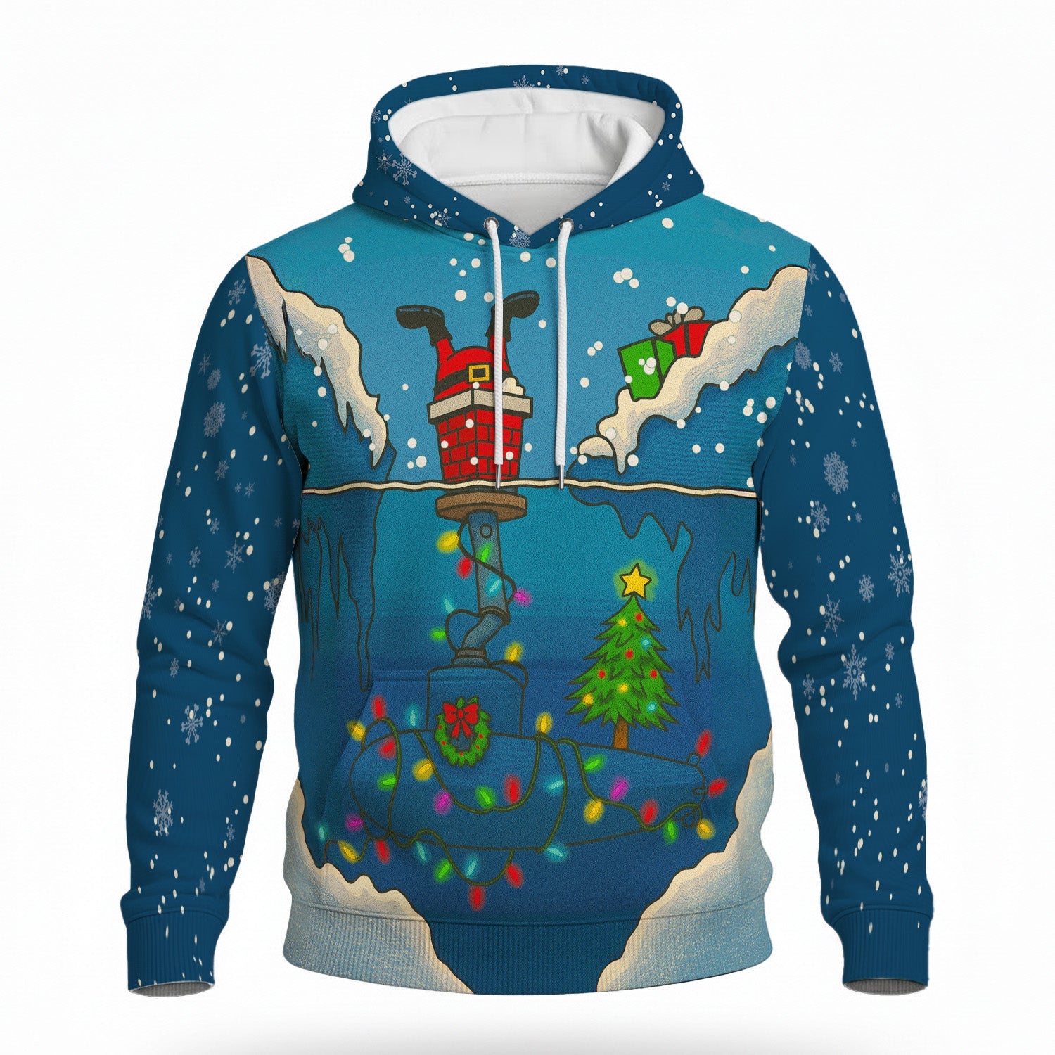 US Navy Submarine Xmas 3D All Over Print