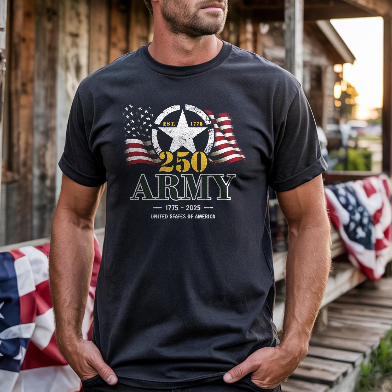 US Army 250 United States Of America Classic T-Shirt