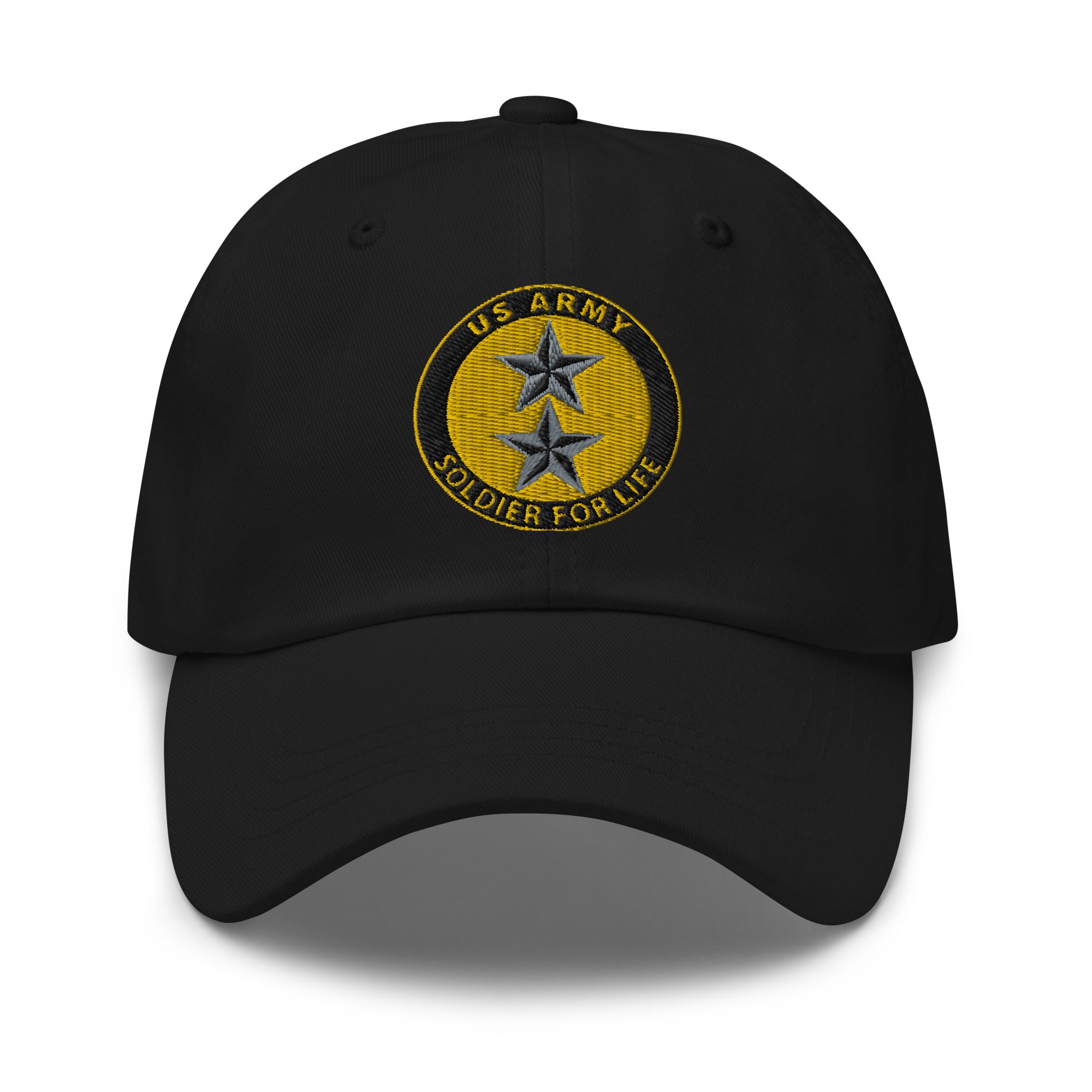 US Army O-8 Major General O8 MG General Officer Soldier For Life Embroidered Dad Hat