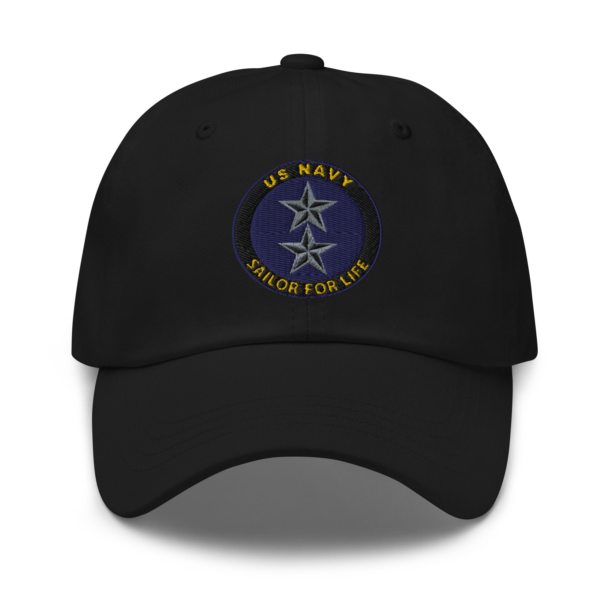 US Navy O-8 Rear Admiral O8 RADM Flag Officer Sailor For Life Embroidered Dad Hat