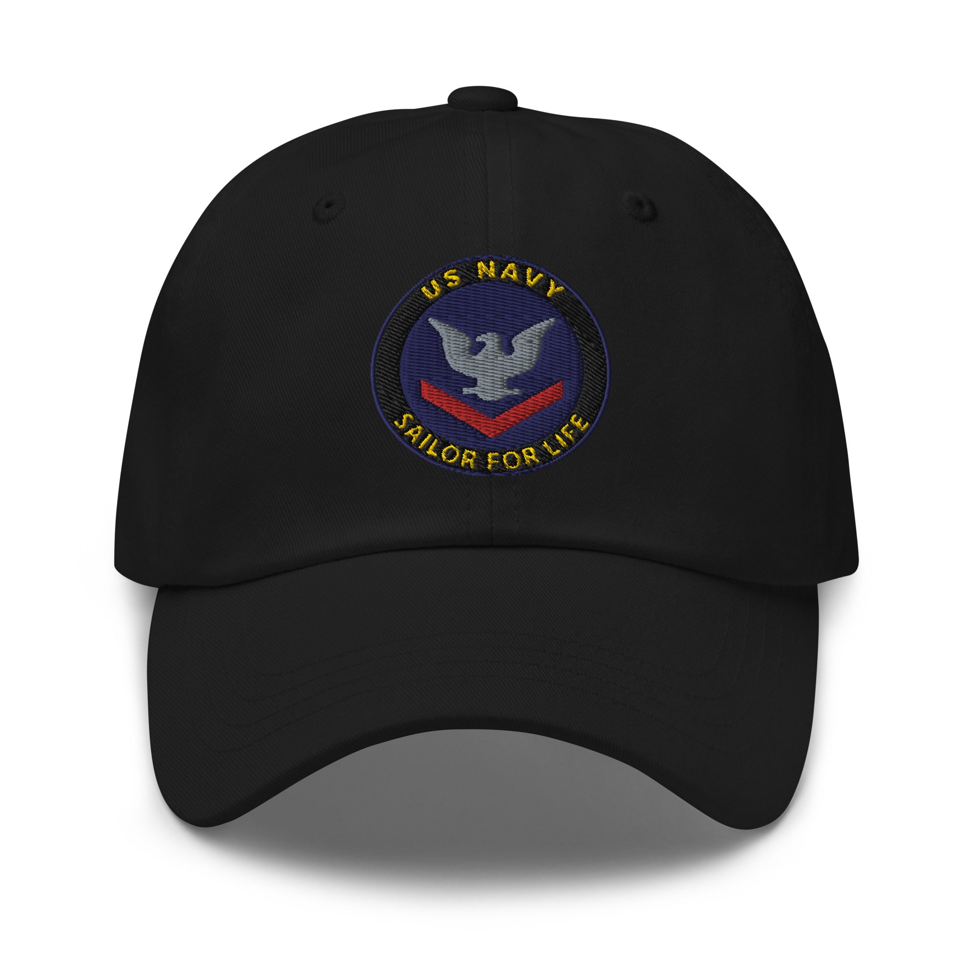 US Navy E-4 Sailor For Life Embroidered Dad Hat