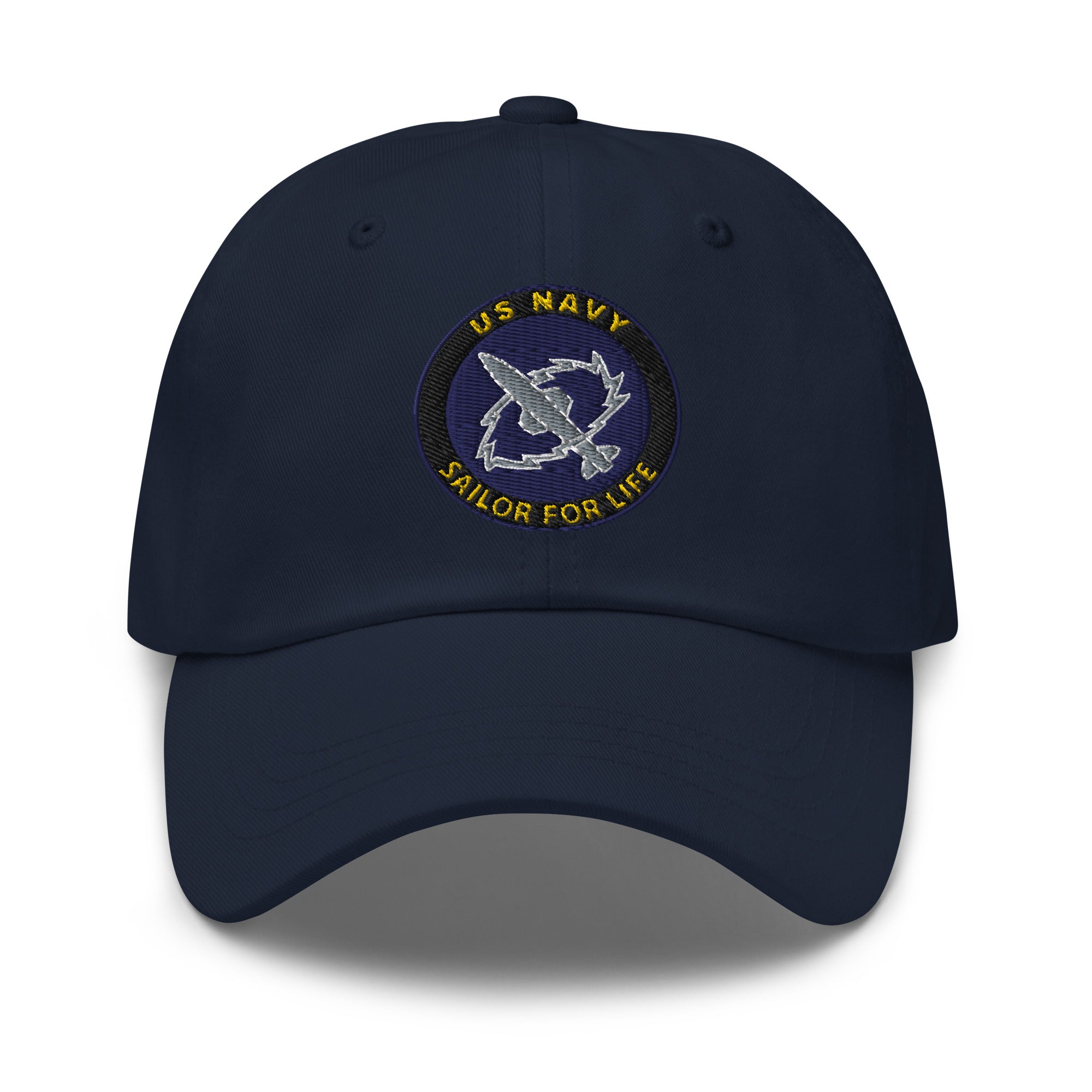 US Navy Missile Technician Navy MT Sailor For Life Embroidered Dad Hat