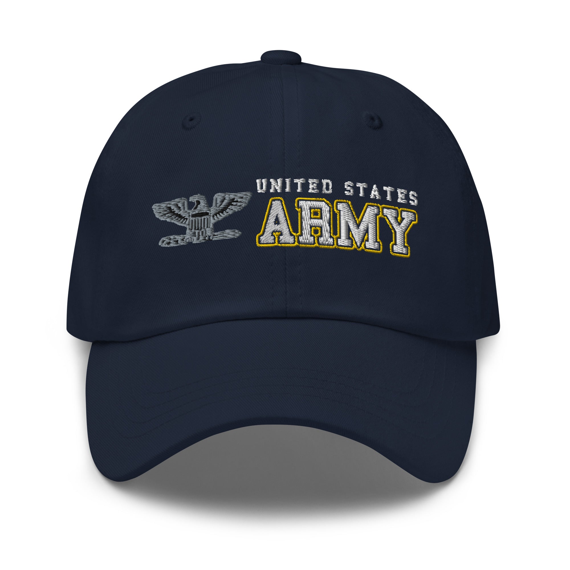 US Army O-6 Colonel O6 COL Field Officer Ranks/Insignia Embroidered Dad Hat