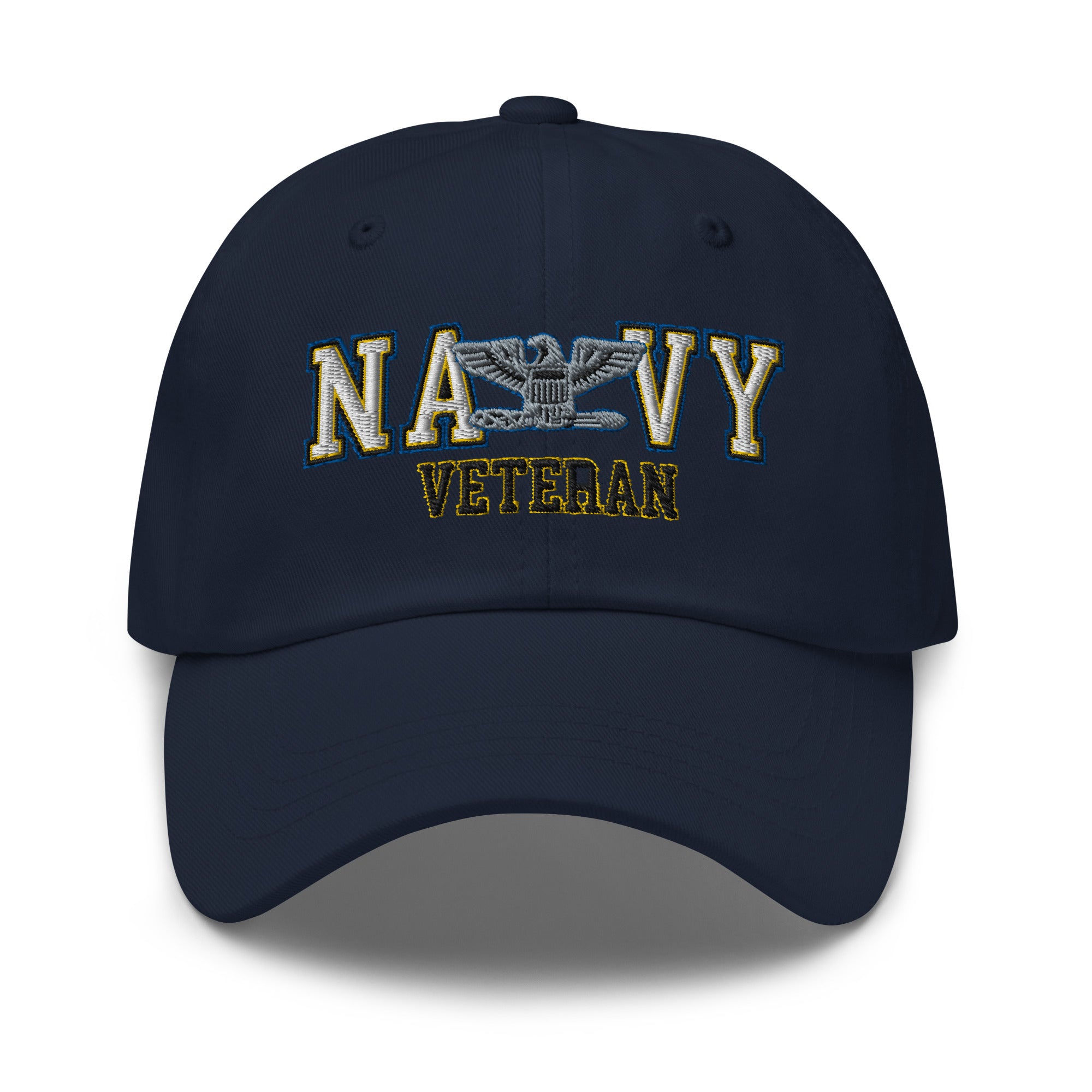 US Navy O-6 Captain O6 CAPT Senior Officer Veteran Embroidered Dad Hat
