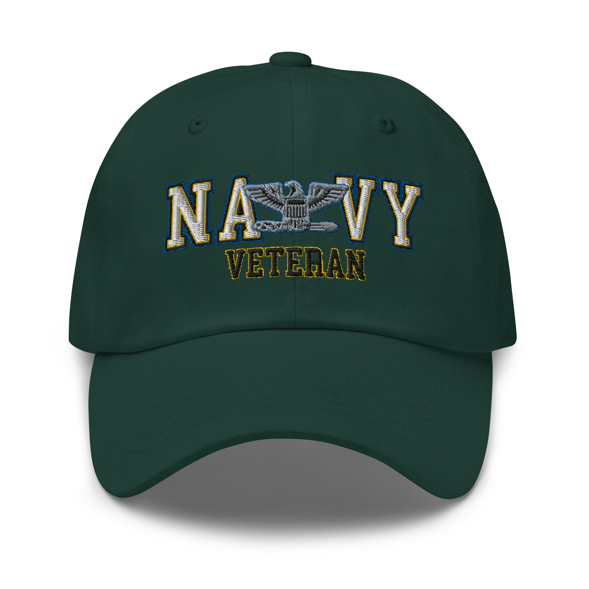 US Navy O-6 Captain O6 CAPT Senior Officer Veteran Embroidered Dad Hat