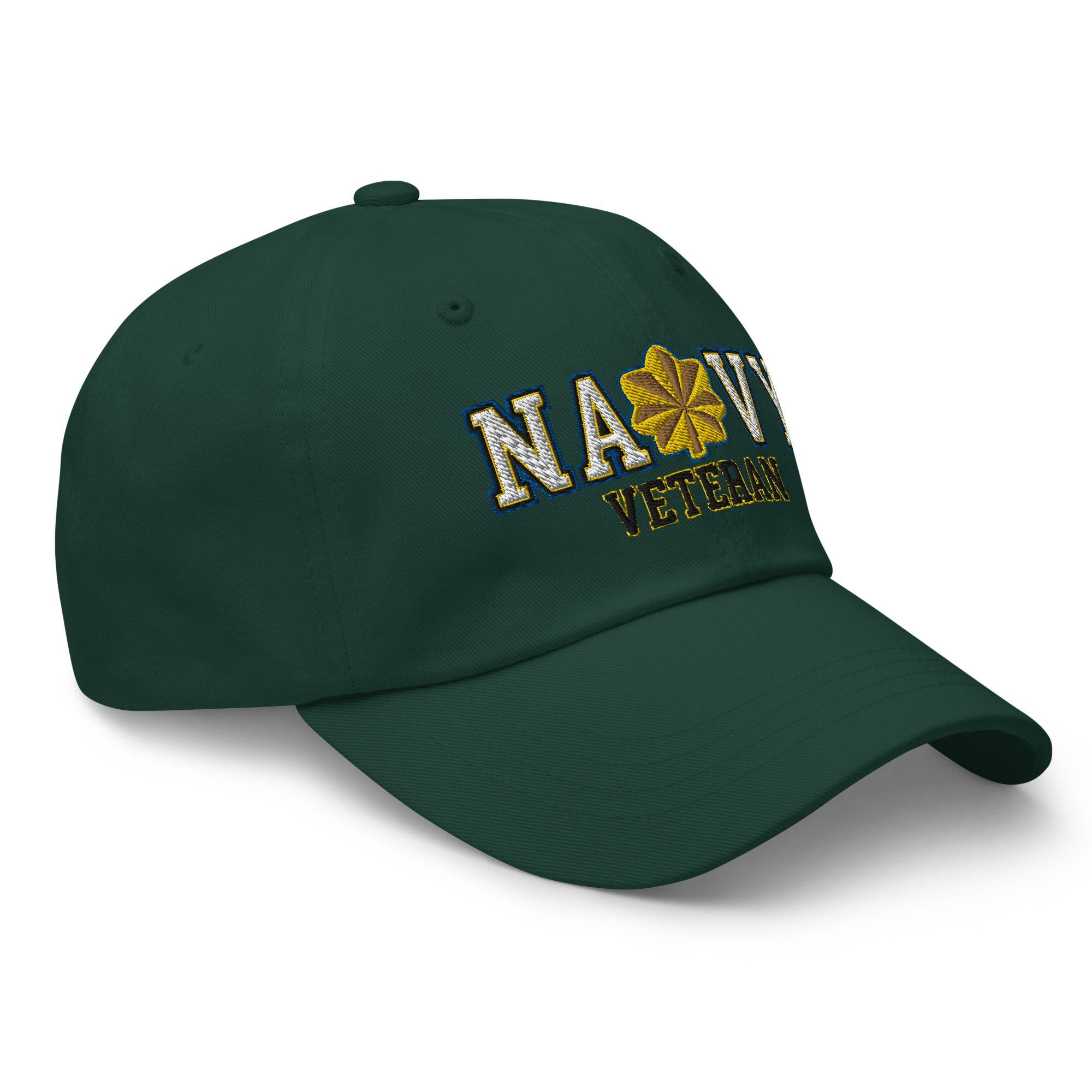 US Navy O-4 Lieutenant Commander O4 LCDR Junior Officer Veteran Embroidered Dad Hat