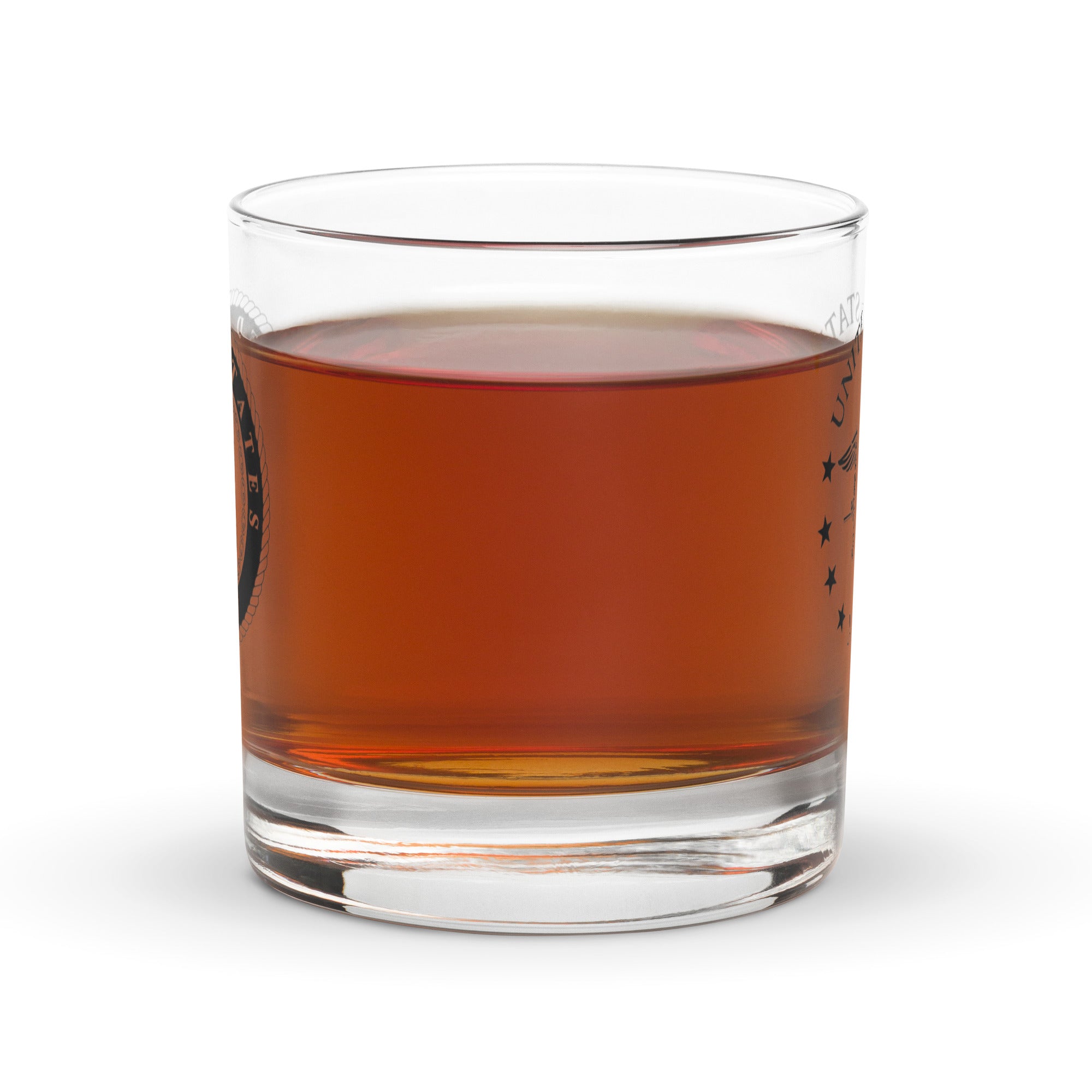 US Navy Special Warfare Insignia Rocks Glass 10.5 oz