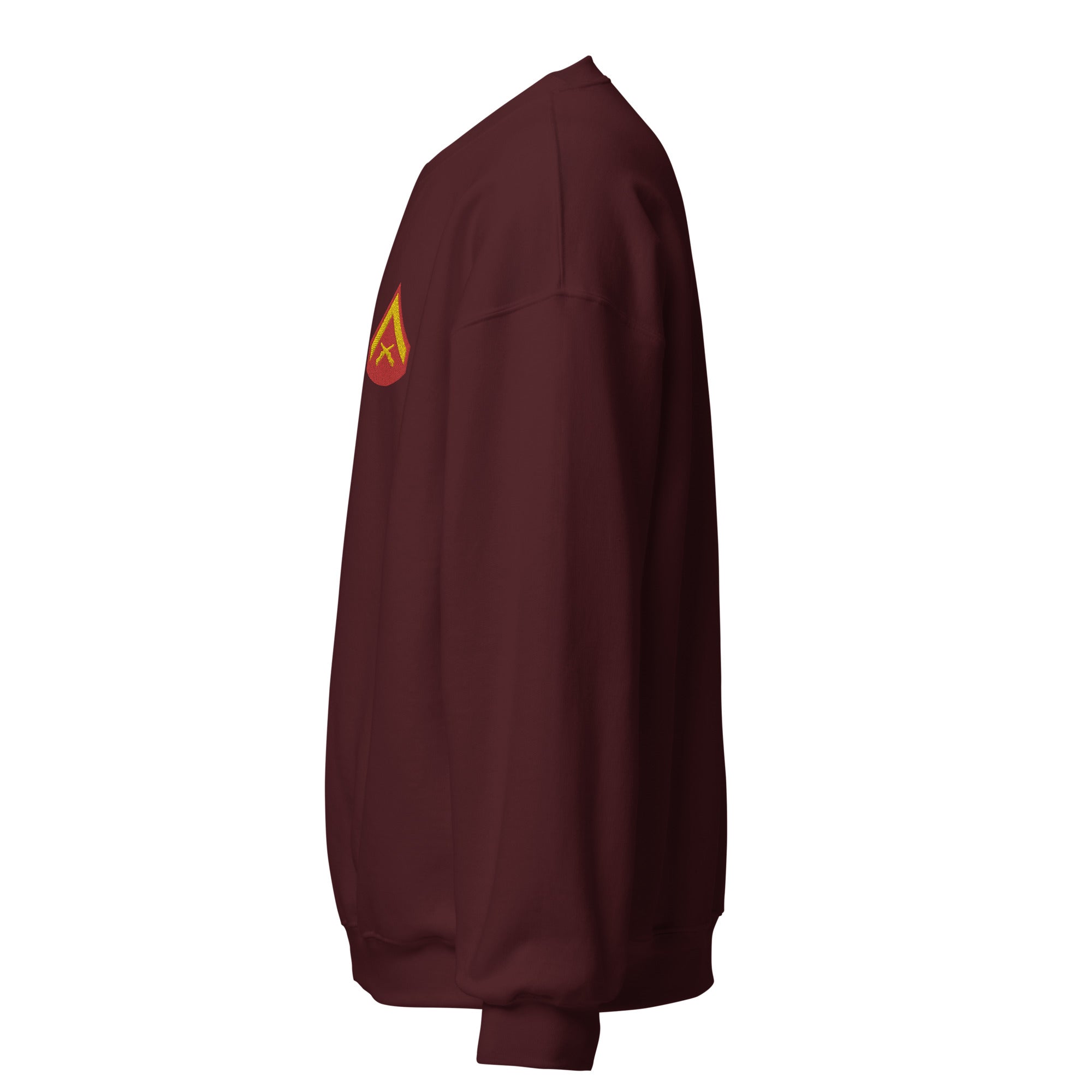 Custom MARlNE Ranks, Insignia Embroidered Unisex Sweatshirt