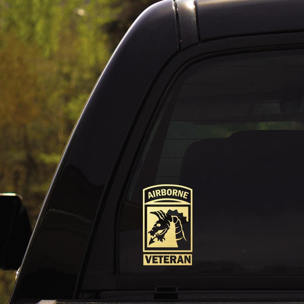 US Army 1st Cavalry - 18th XVIII Airborne - 101st Airborne - 173rd Airborne Brigade Clear Stickers-Decal-Army-CSIB-Veterans Nation