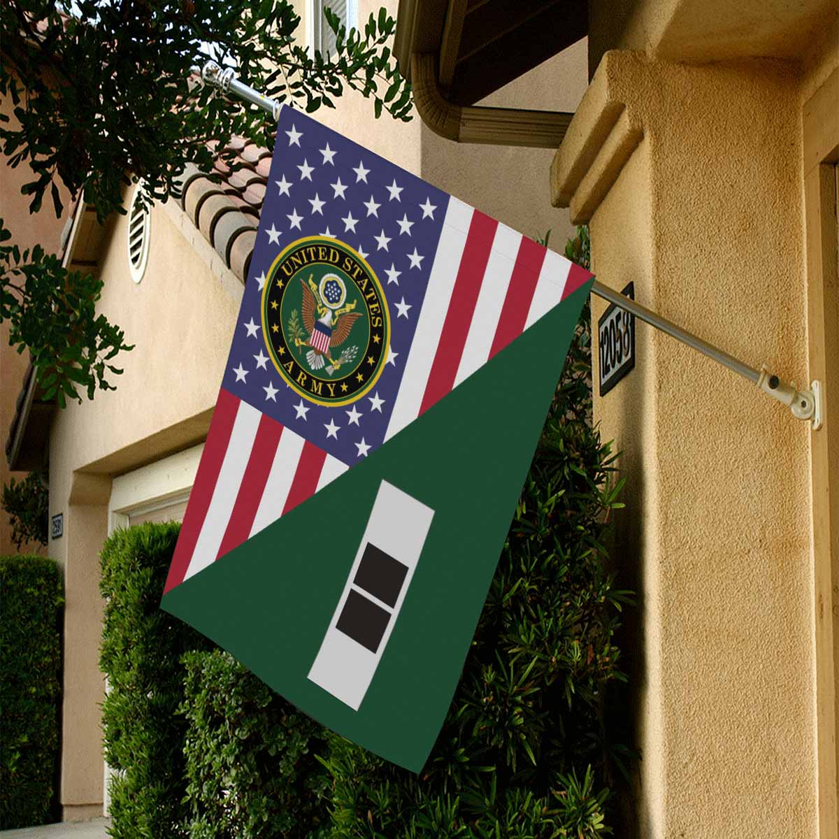 US Army W-2 Chief Warrant Officer 2 House Flag 28 Inch x 40 Inch 2-Side Printing-HouseFlag-Army-Ranks-Veterans Nation