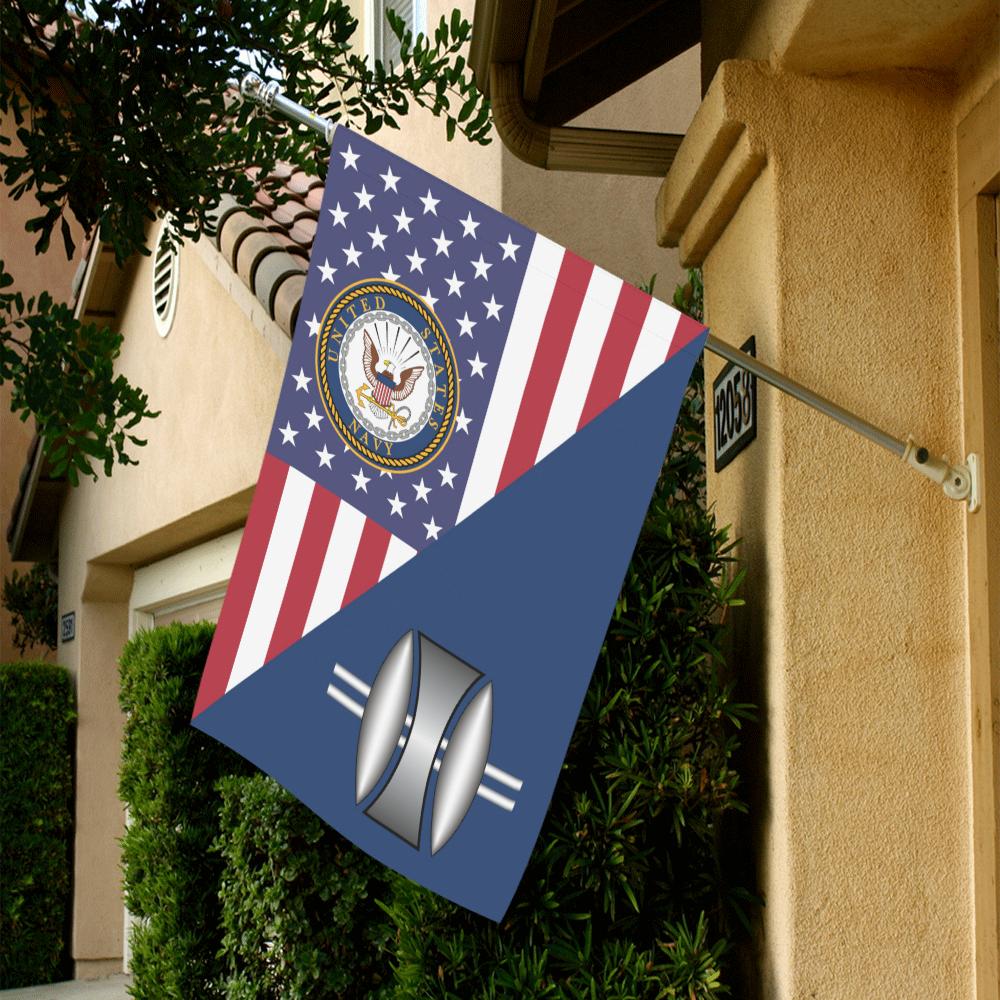 US Navy Opticalman Navy OM House Flag 28 inches x 40 inches Twin-Side Printing-HouseFlag-Navy-Rate-Veterans Nation