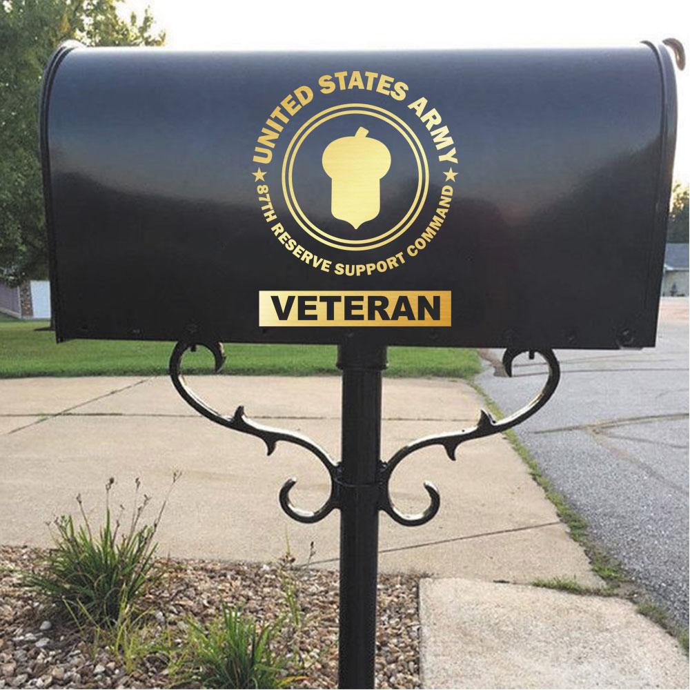 US Army 87th Reserve Support Command Clear Stickers-Decal-Army-CSIB-Veterans Nation