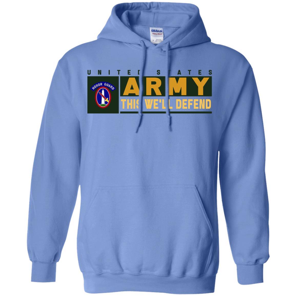 US Army 3RD INFANTRY REGIMENT, MILITARY DISTRICT OF WASHINGTON WITH HONOR GUARD TAB- This We'll Defend T-Shirt On Front For Men-TShirt-Army-Veterans Nation