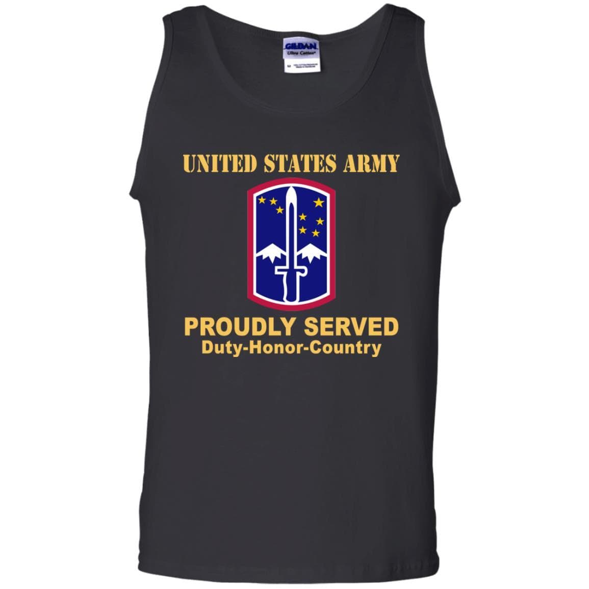 US ARMY 172ND INFANTRY BRIGADE - Proudly Served T-Shirt On Front For Men-TShirt-Army-Veterans Nation