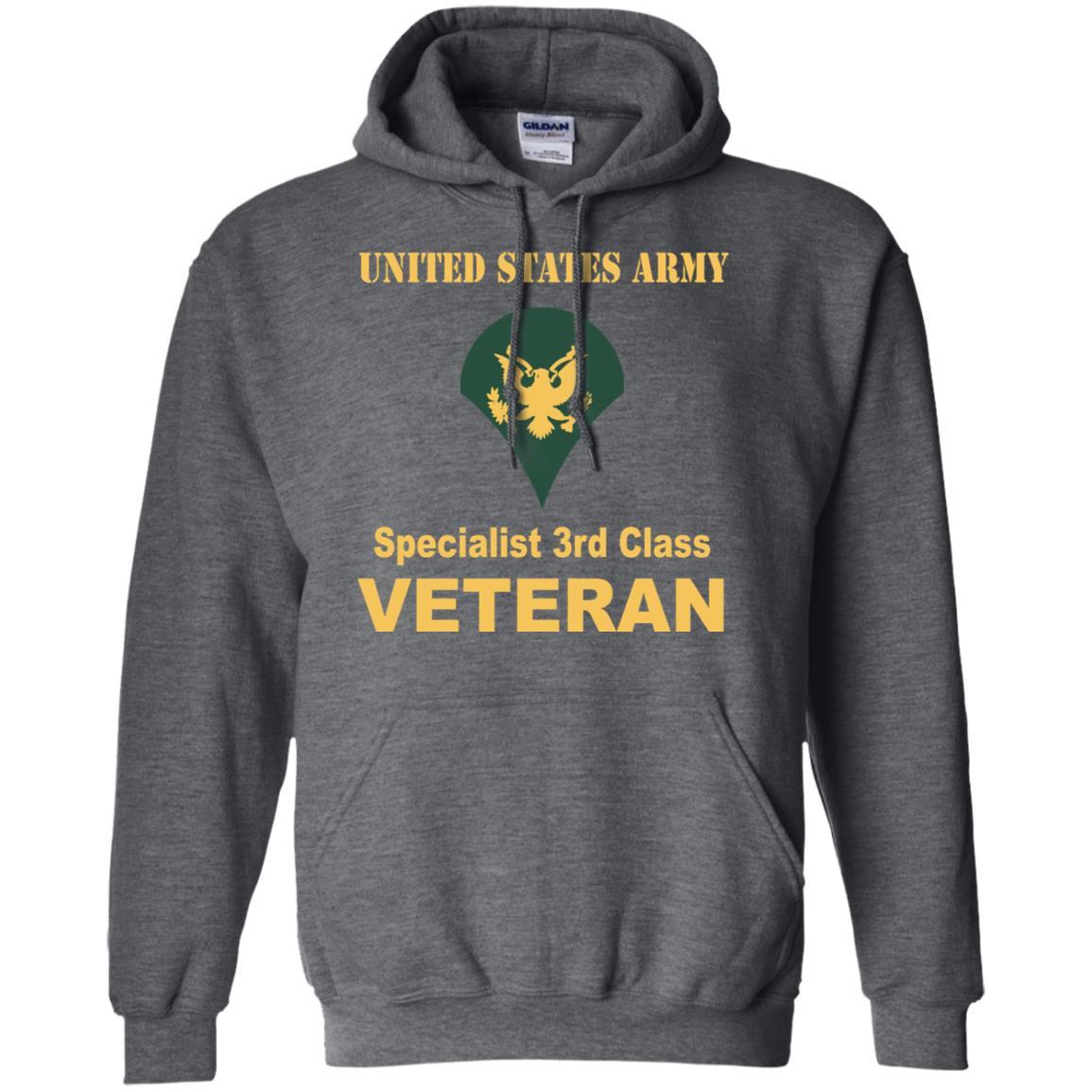 US Army E-4 SPC E4 Specialist Specialist 3rd Class Veteran Men T Shirt On Front-TShirt-Army-Veterans Nation