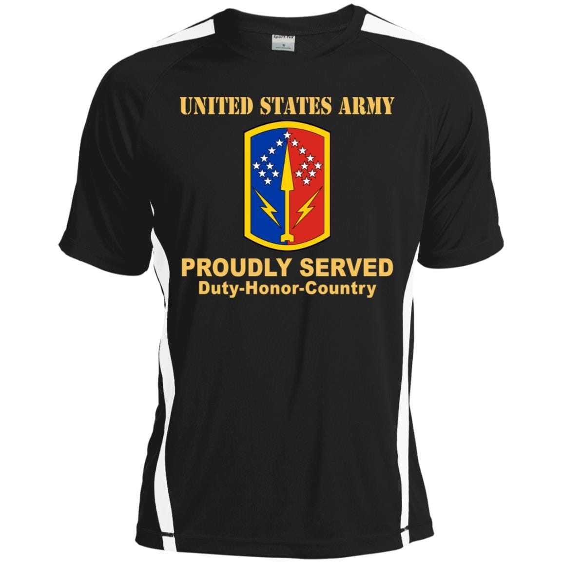 US ARMY 174 AIR DEFENSE ARTILLERY BRIGADE - Proudly Served T-Shirt On Front For Men-TShirt-Army-Veterans Nation