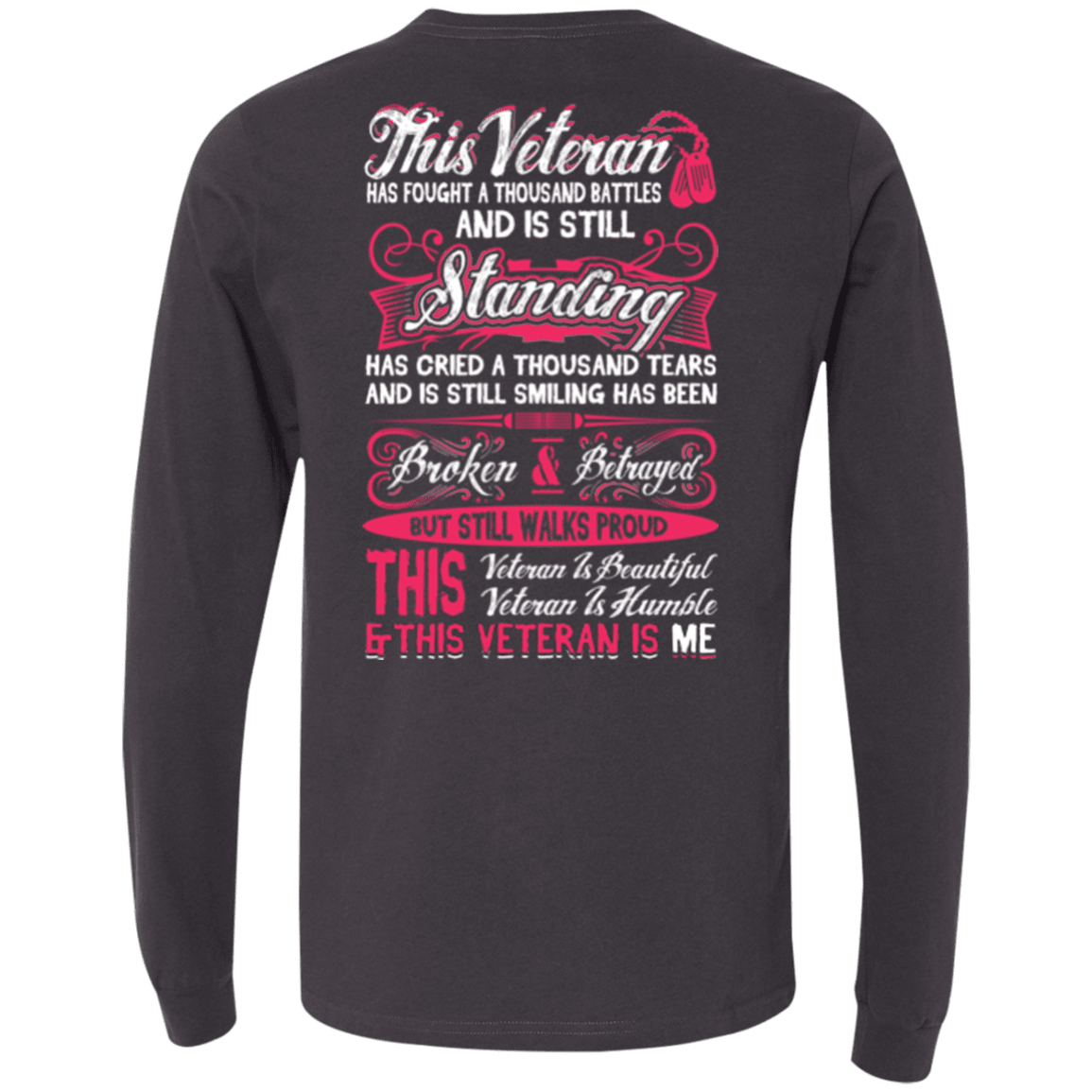 Military T-Shirt "This Veteran is Beautiful and Humble"-TShirt-General-Veterans Nation