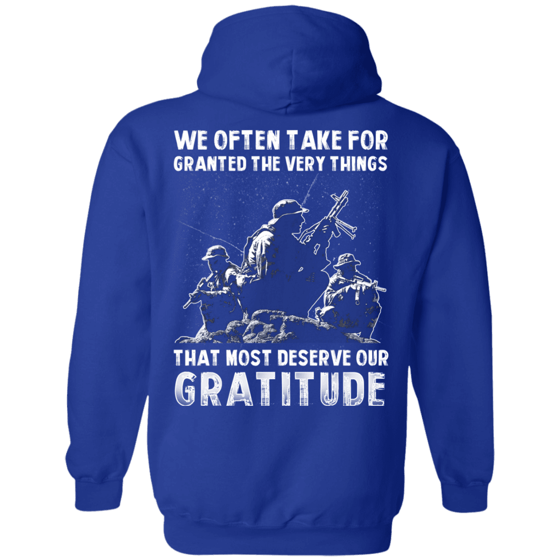 Military T-Shirt "We Often Take For Granted The Very Things" - Men Back-TShirt-General-Veterans Nation