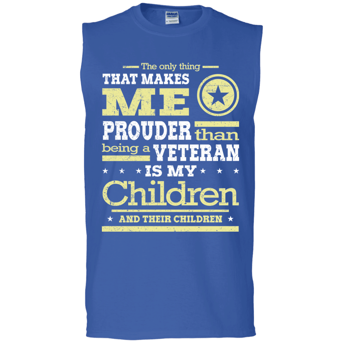 Military T-Shirt "Proud Children's Vetereran Mom" Front-TShirt-General-Veterans Nation