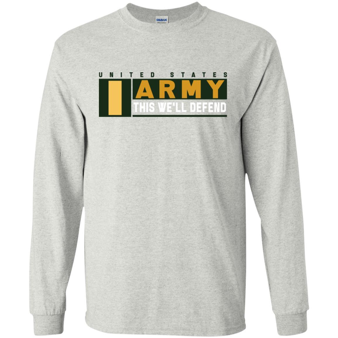 US Army O-1 This We Will Defend Long Sleeve - Pullover Hoodie-TShirt-Army-Veterans Nation