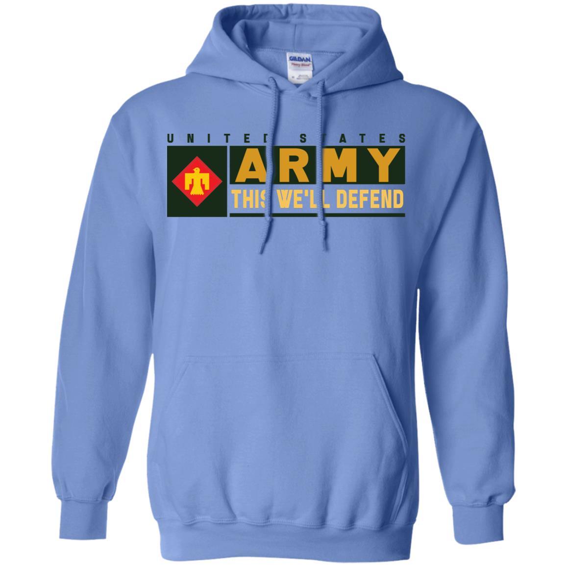 US Army 45TH INFANTRY BRIGADE COMBAT TEAM- This We'll Defend T-Shirt On Front For Men-TShirt-Army-Veterans Nation