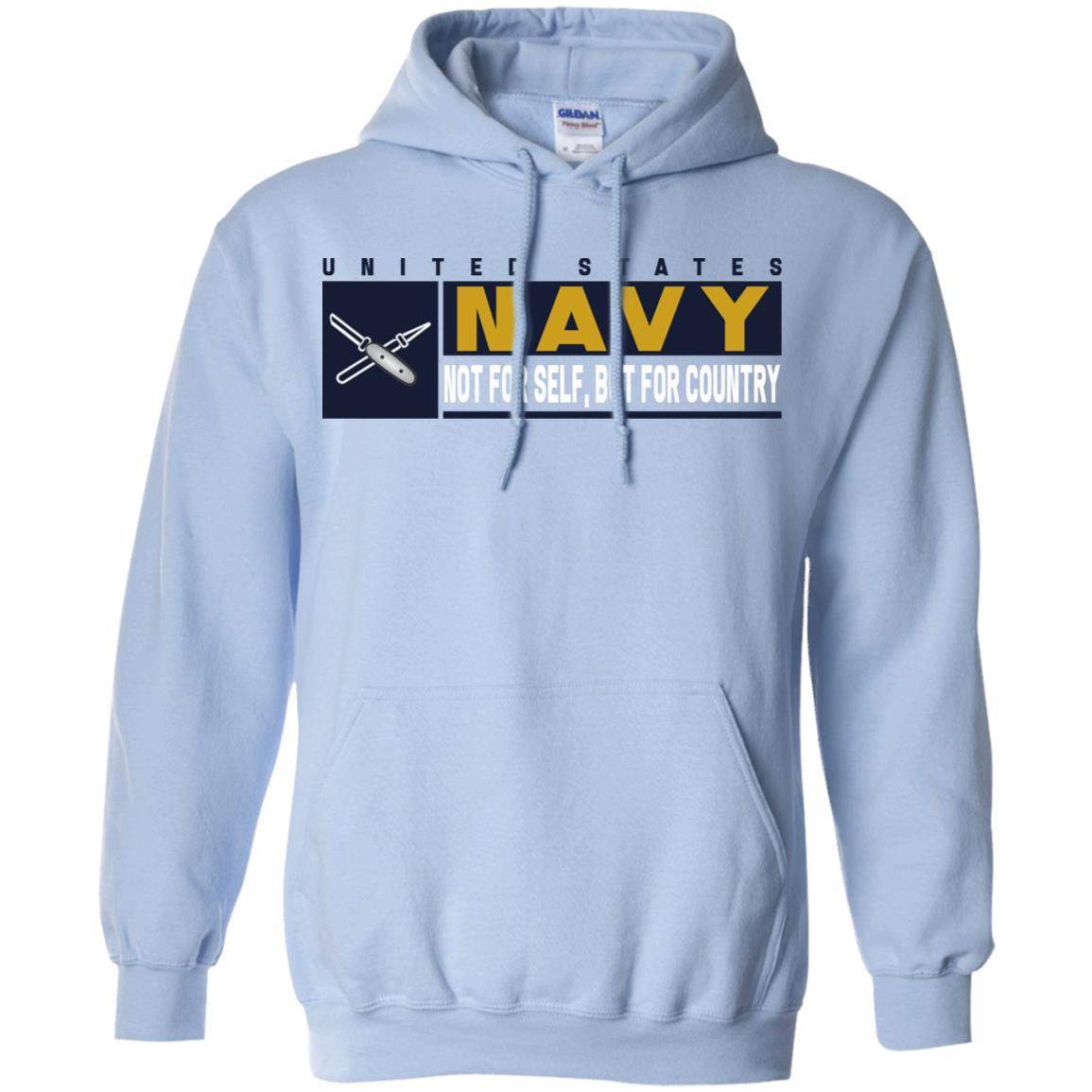 Navy Lithographer Navy LI- Not for self Long Sleeve - Pullover Hoodie-TShirt-Navy-Veterans Nation