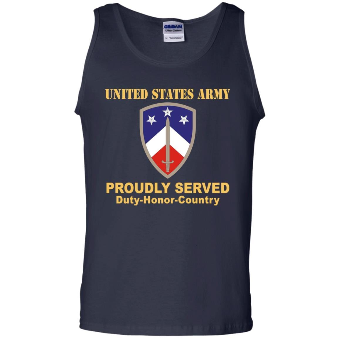US ARMY 230 SUSTAINMENT BRIGADE- Proudly Served T-Shirt On Front For Men-TShirt-Army-Veterans Nation