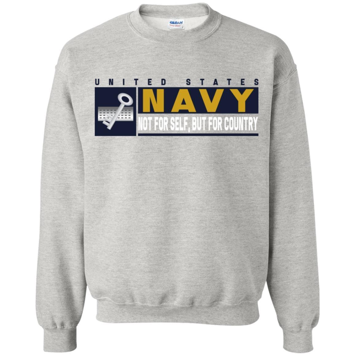 Navy Disbursing Clerk Navy DK- Not for self Long Sleeve - Pullover Hoodie-TShirt-Navy-Veterans Nation