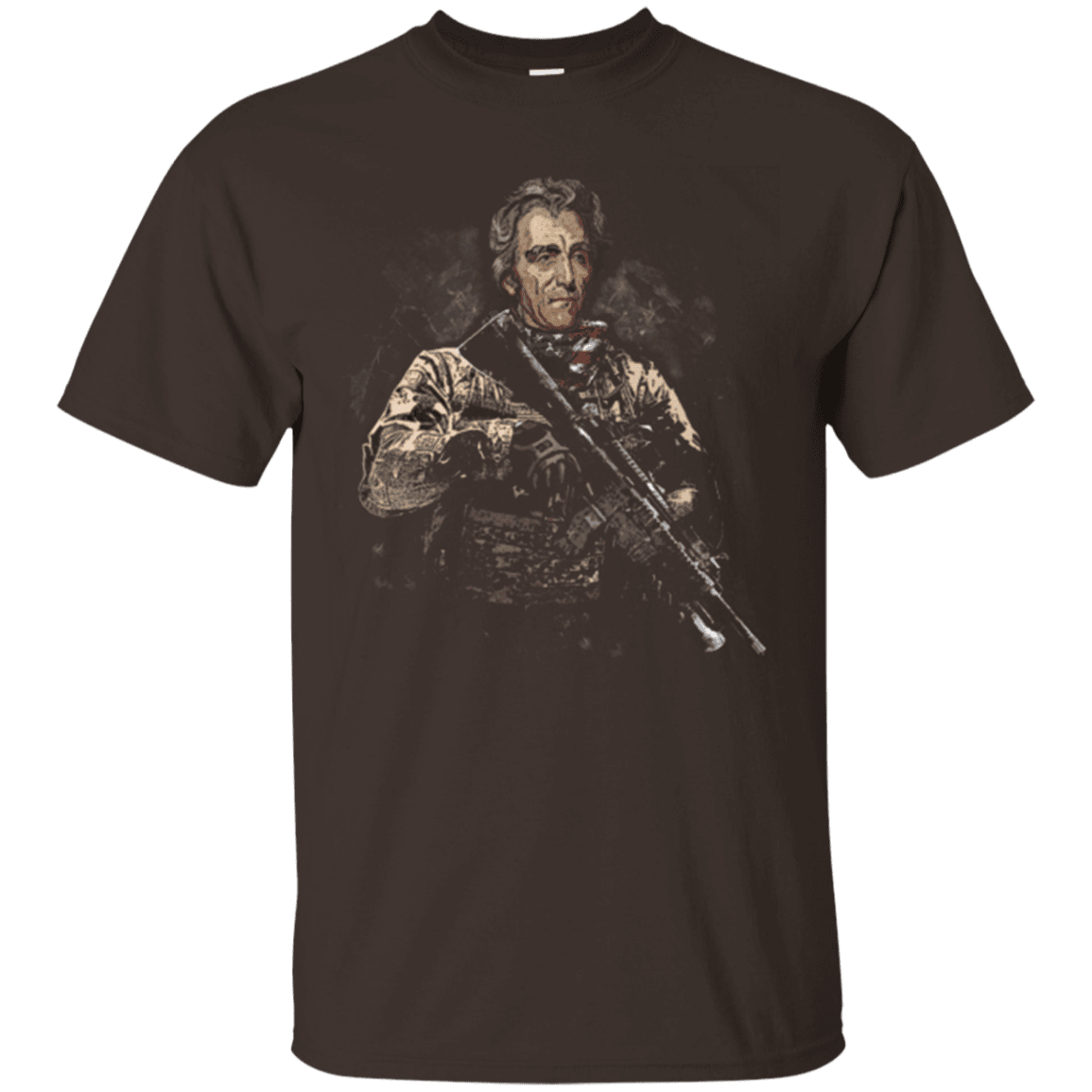 Military T-Shirt "Andrew Jackson Soldier Presidents"-TShirt-General-Veterans Nation