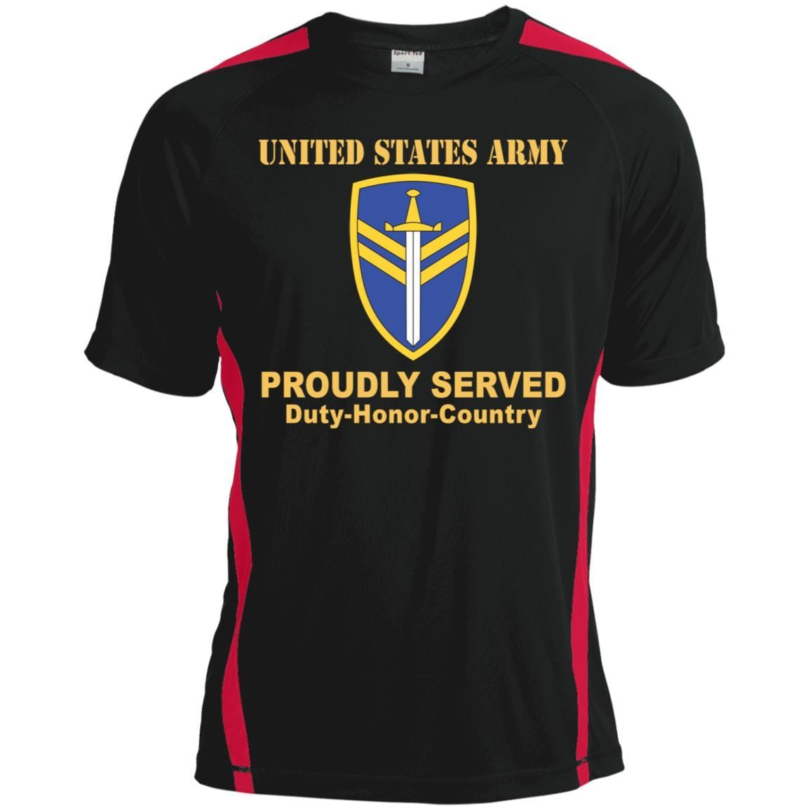 US ARMY 2ND SUPPORT COMMAND- Proudly Served T-Shirt On Front For Men-TShirt-Army-Veterans Nation