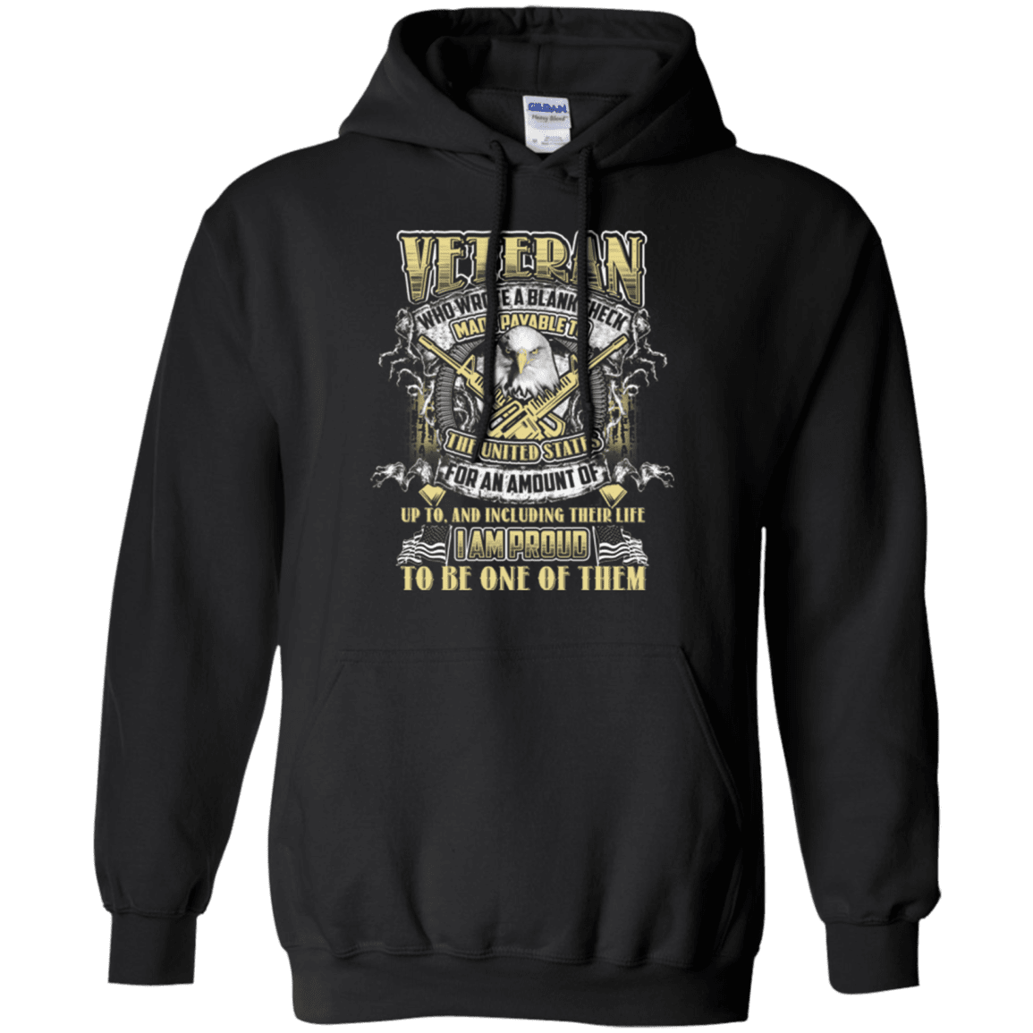 Military T-Shirt "Proud To Be Veteran"-TShirt-General-Veterans Nation