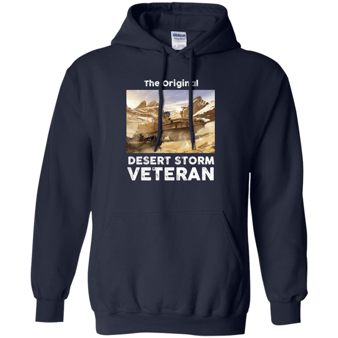 Military T-Shirt "The Original Desert Storm Veteran Men" Front-TShirt-General-Veterans Nation