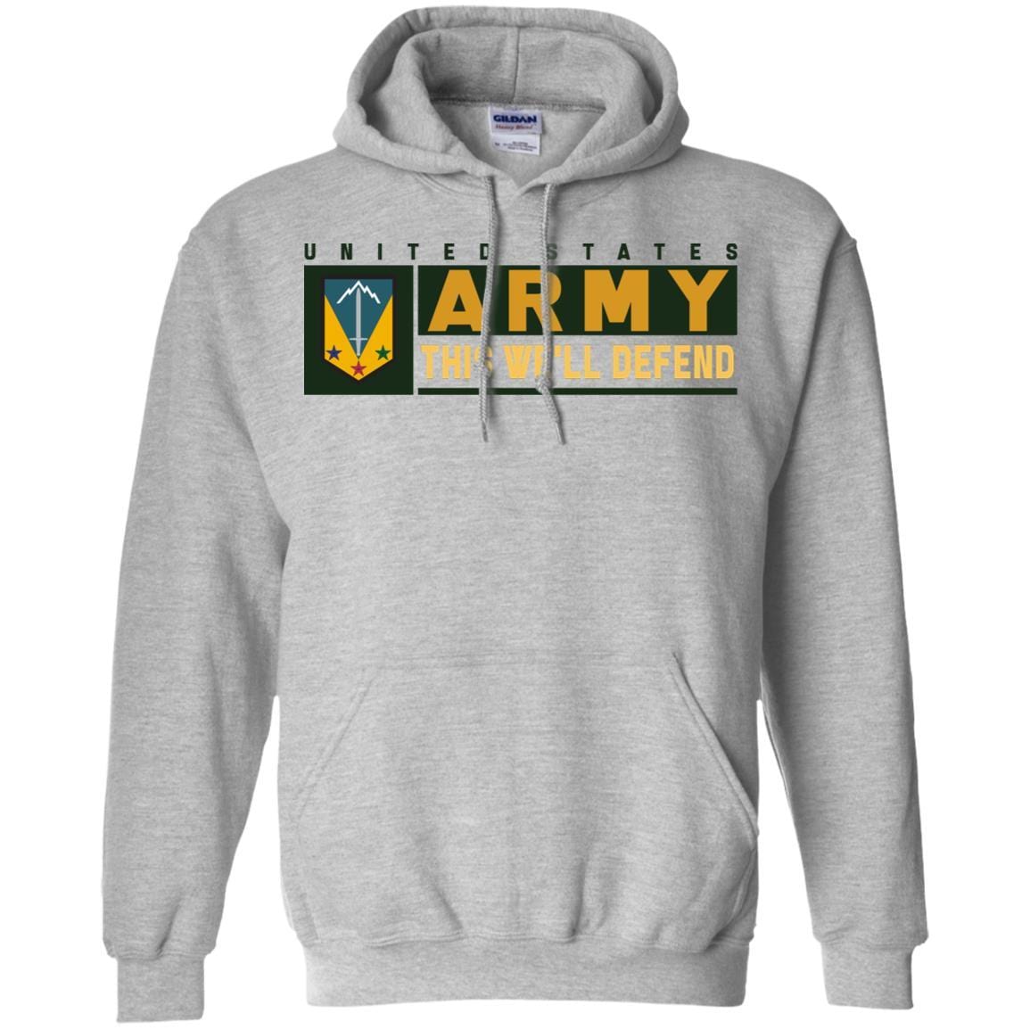 US Army 3RD MANEUVER ENHANCEMENT BRIGADE- This We'll Defend T-Shirt On Front For Men-TShirt-Army-Veterans Nation