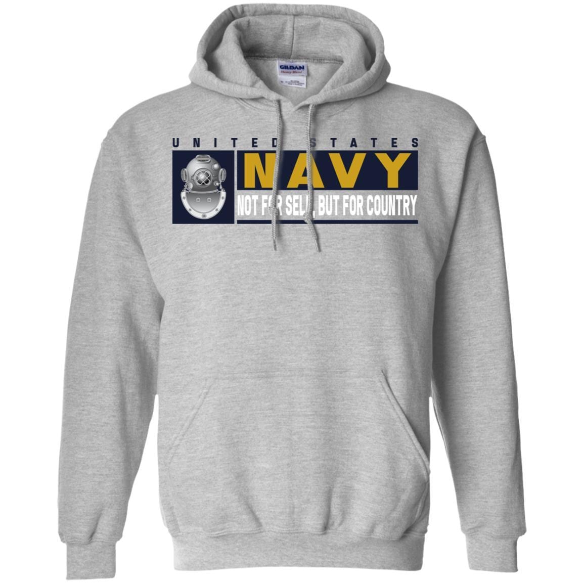 Navy Diver Navy ND- Not for self Long Sleeve - Pullover Hoodie-TShirt-Navy-Veterans Nation